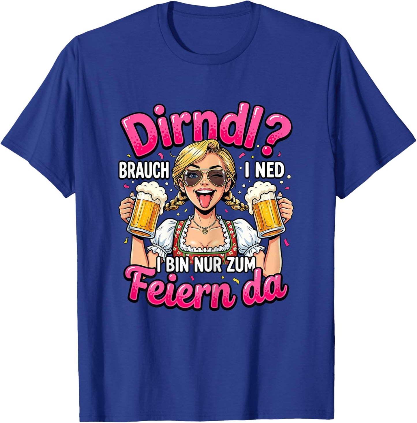 Trachtenshirt Damen Trachten Passend für Oktoberfest T-Shirt - T-Shirt | Royal