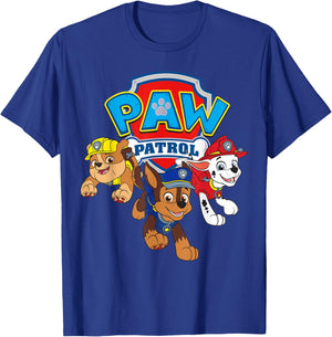 Paw Patrol Pup Trio T-Shirt - T-Shirt | Royal