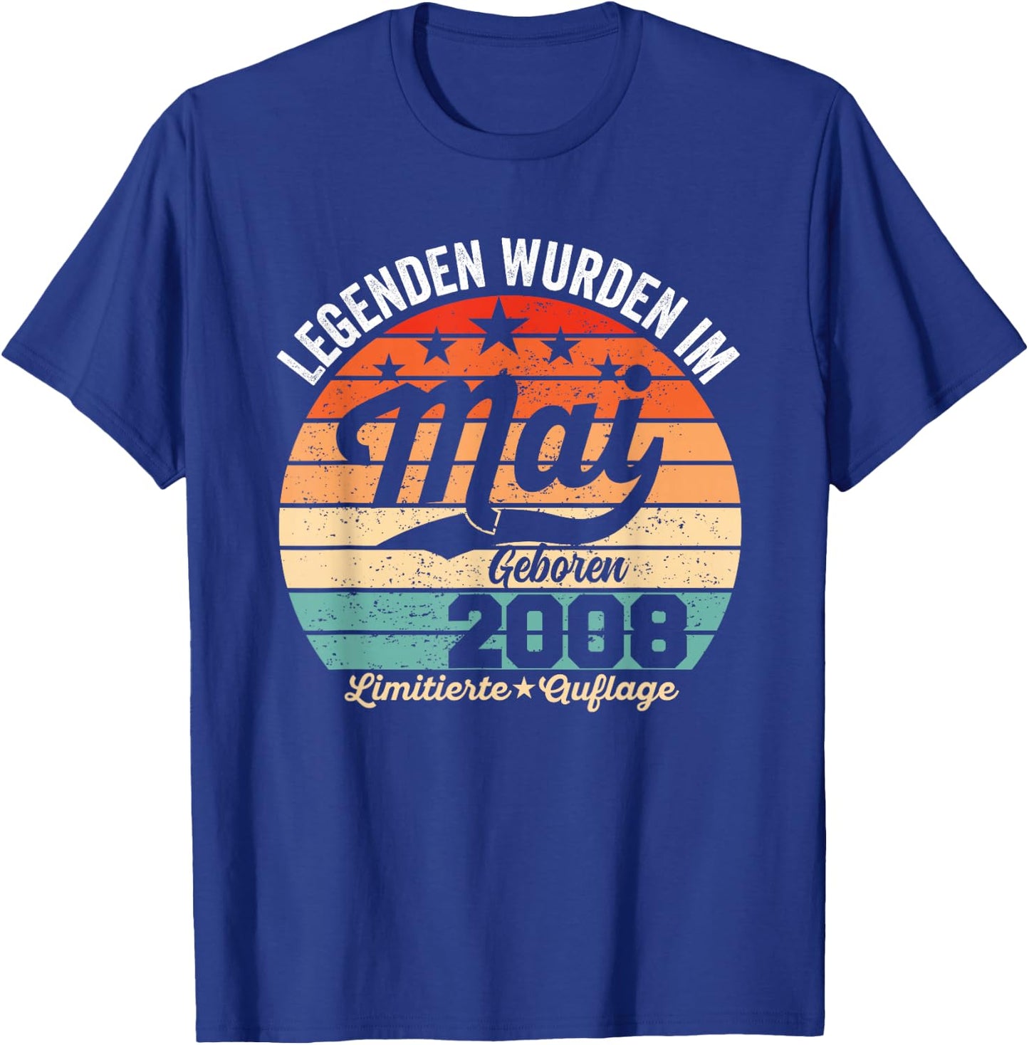 18. Geburtstag Geschenk Mann Legenden Sind Im Mai 2008 T-Shirt - T-Shirt | Royal