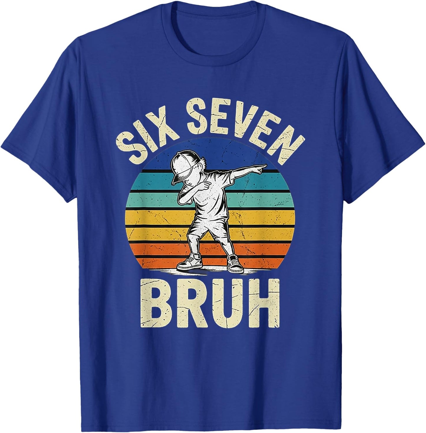 Kinder Meme 67 Six Seven 6 7 T-Shirt - T-Shirt | Royal