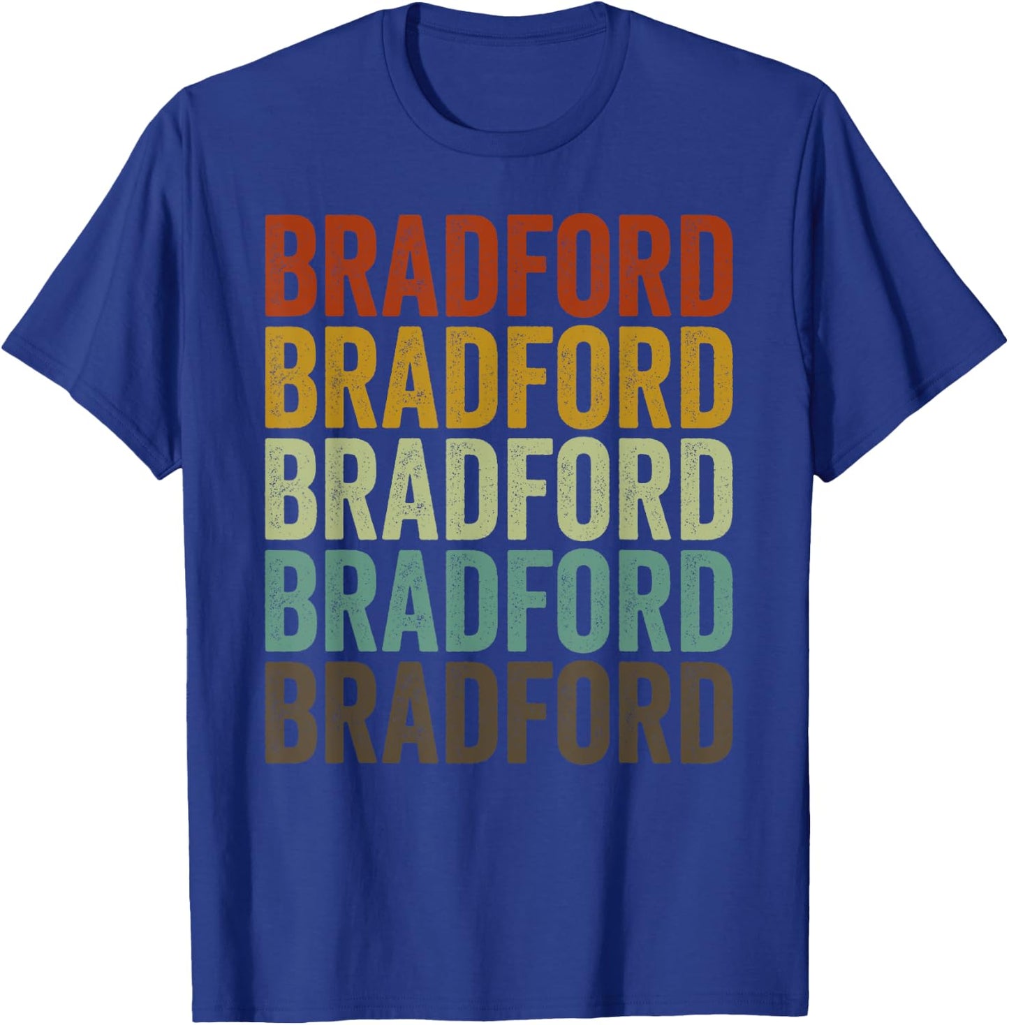 Bradford City Retro T-Shirt - T-Shirt | Royal