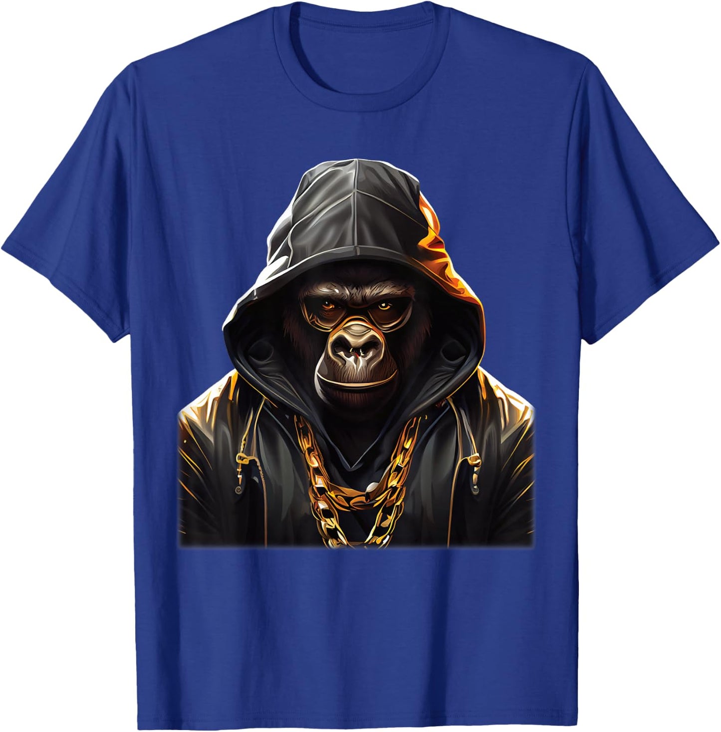 Gangster Hip Hop Gorilla , black T-Shirt - T-Shirt | Royal