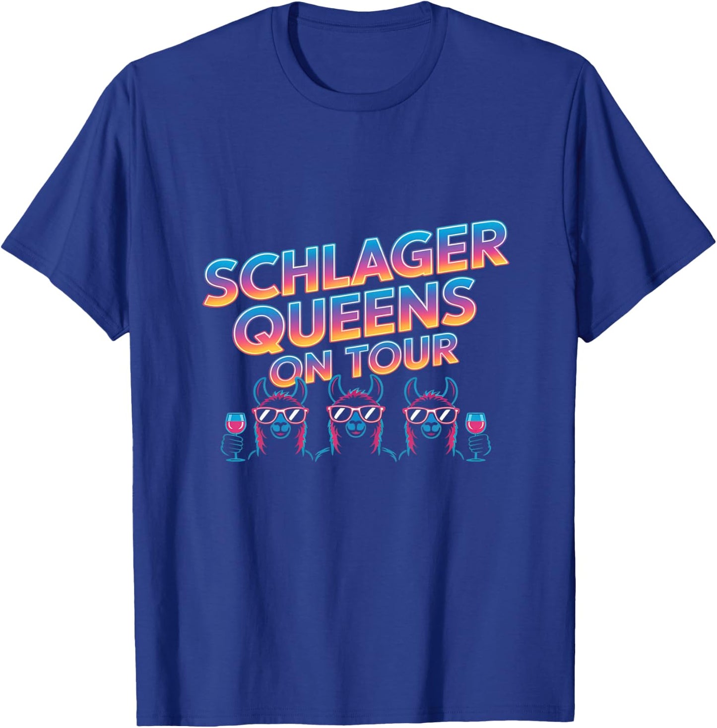 Schlager Queens On Tour Party Mädels JGA Crew Premium T-Shirt - T-Shirt | Royal