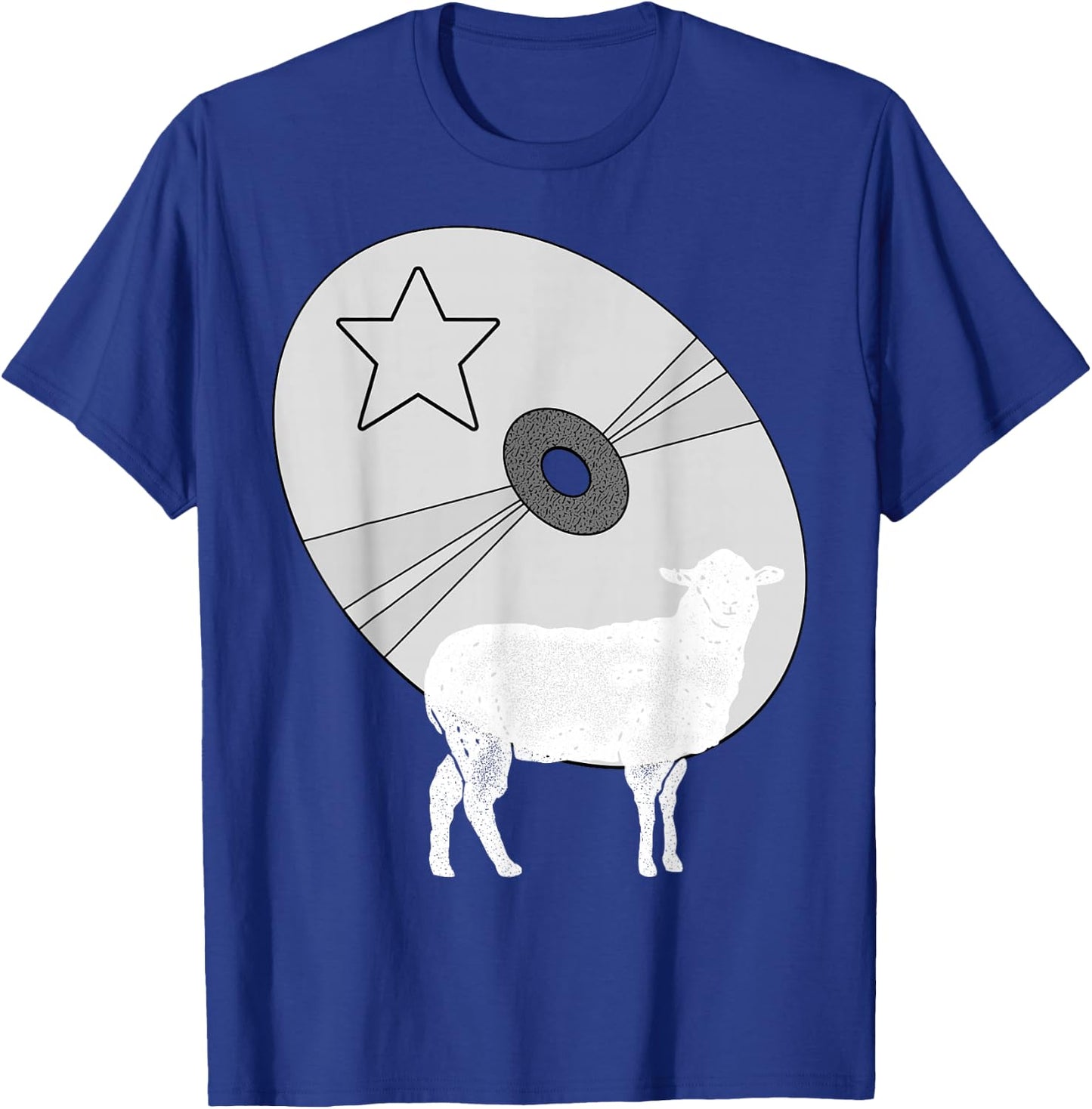 Funny cd Vintage Lamb T-Shirt - T-Shirt | Royal