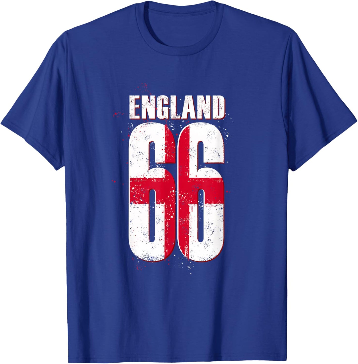 Vintage England 66 Flag Proud English Fan Retro Memorabilia T-Shirt - T-Shirt | Royal