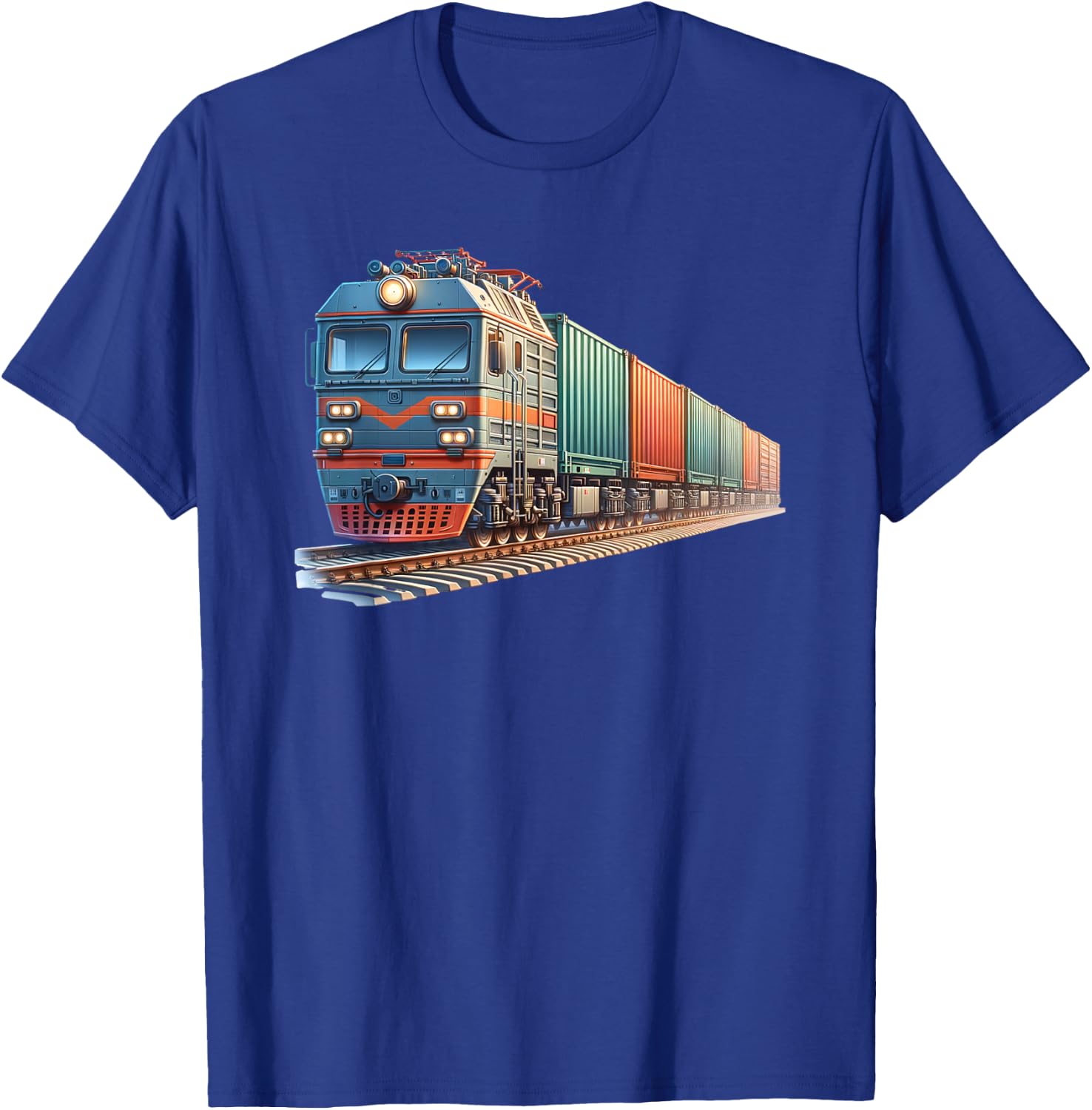 Kids Cargo Train , Black, S T-Shirt - T-Shirt | Royal