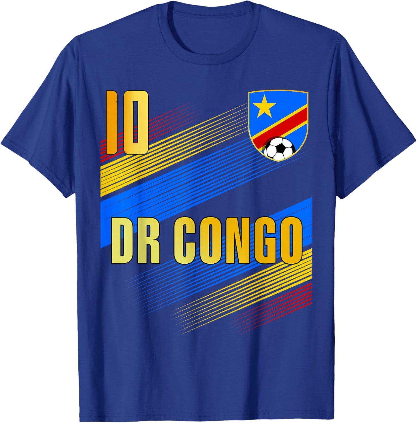 DR Congo Flag Congolese Pride Lovers T-Shirt - T-Shirt | Royal