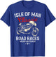 Retro Isle of Man TT Races Vintage Motorcycle Race , black T-Shirt - T-Shirt | Royal