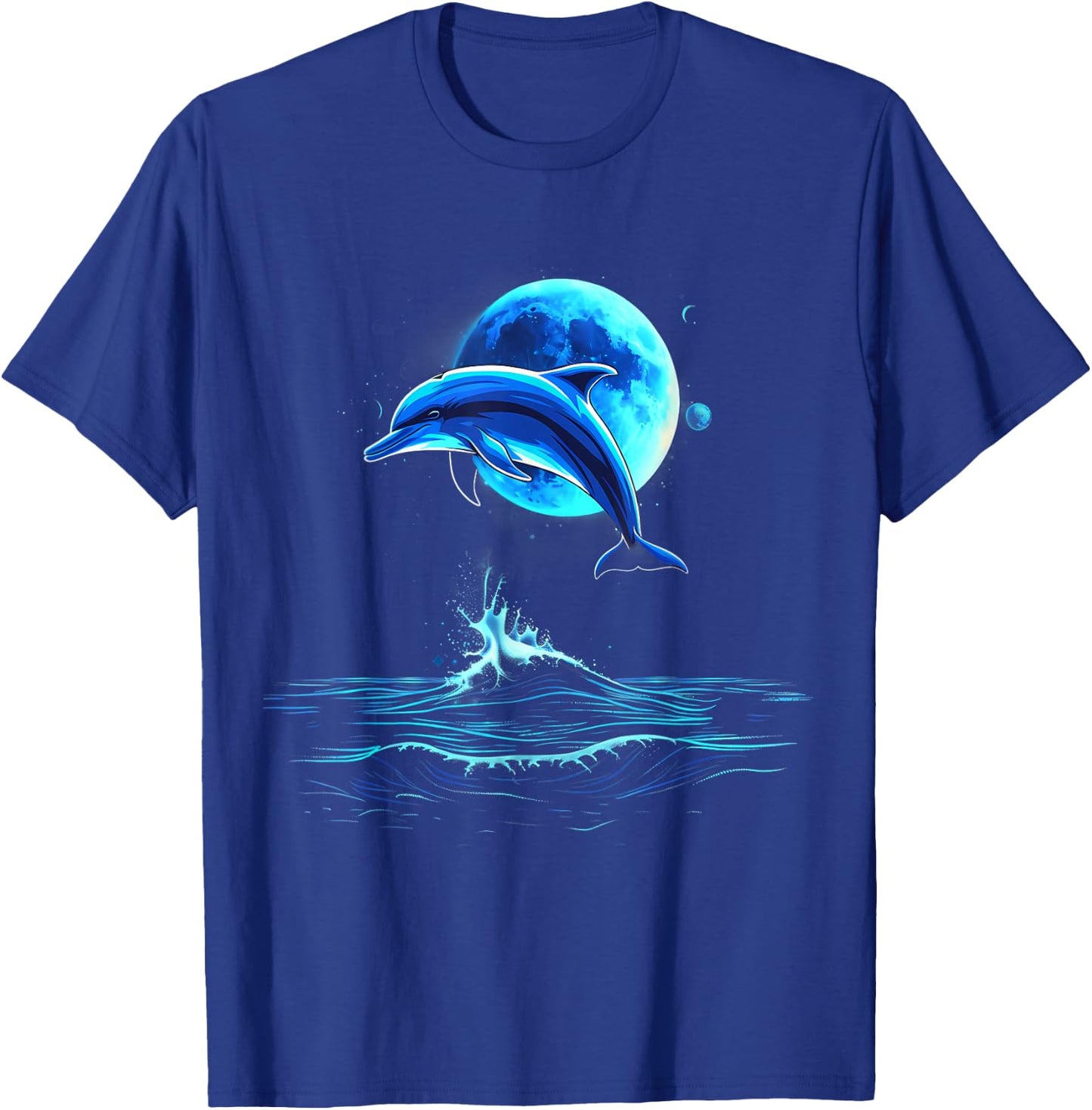 Delfin Ozean Meer Delfin Meer Ozean Tierliebhaber Kunstwerk T-Shirt - T-Shirt | Royal
