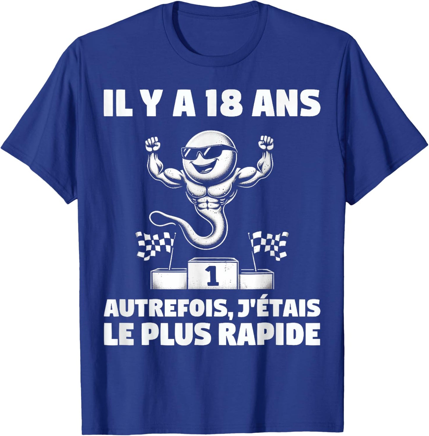 18 Years Ago I Was The Fastest Seed , Black, S T-Shirt - T-Shirt | Royal