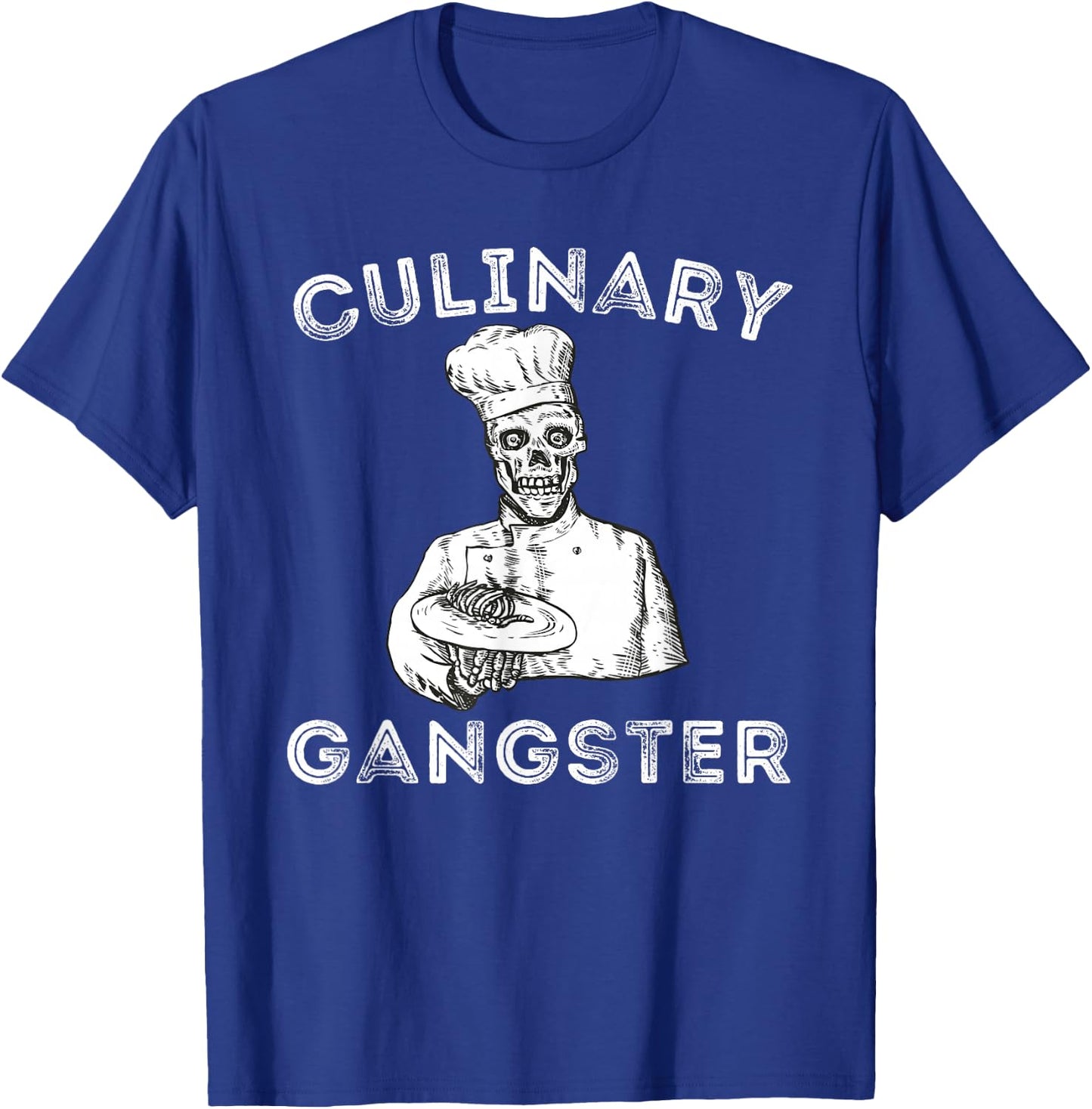 Funny Cooking & Chef Shirts - Culinary Gangster - Adult - Black - Small - Short Sleeve - - Classic Fit - Cotton - Novelty - Birthday T-Shirt - T-Shirt | Royal