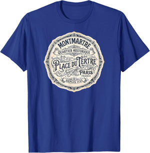 Montmartre Paris France Quartier Historique Depuis 1133 T-Shirt - T-Shirt | Royal