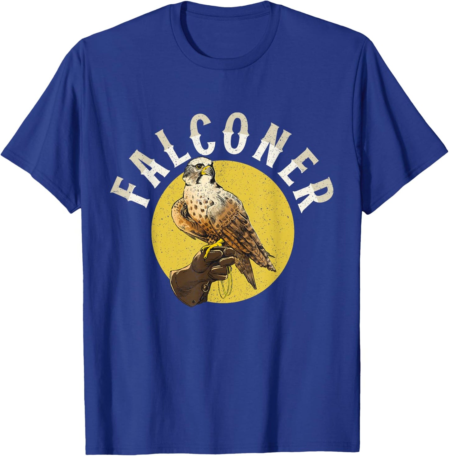 Falconer Owner Falcons Falconry Falcon Falconer T-Shirt - T-Shirt | Royal