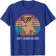 Capybara Dont Worry Be Cappy Capybara Retro Boys Girls T-Shirt - T-Shirt | Royal