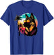 Funny German shepherd Dog Sunglasses Sunset vintage T-Shirt - T-Shirt | Royal