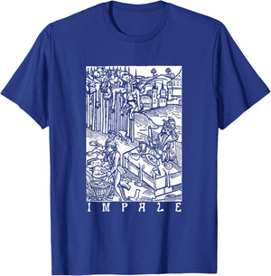 Impale Vlad Tepes Vintage Antik Makaber T-Shirt - T-Shirt | Royal