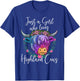 Highland Cow Gifts Women Just a Girl Who Loves Highland Cows T-Shirt - T-Shirt | Royal