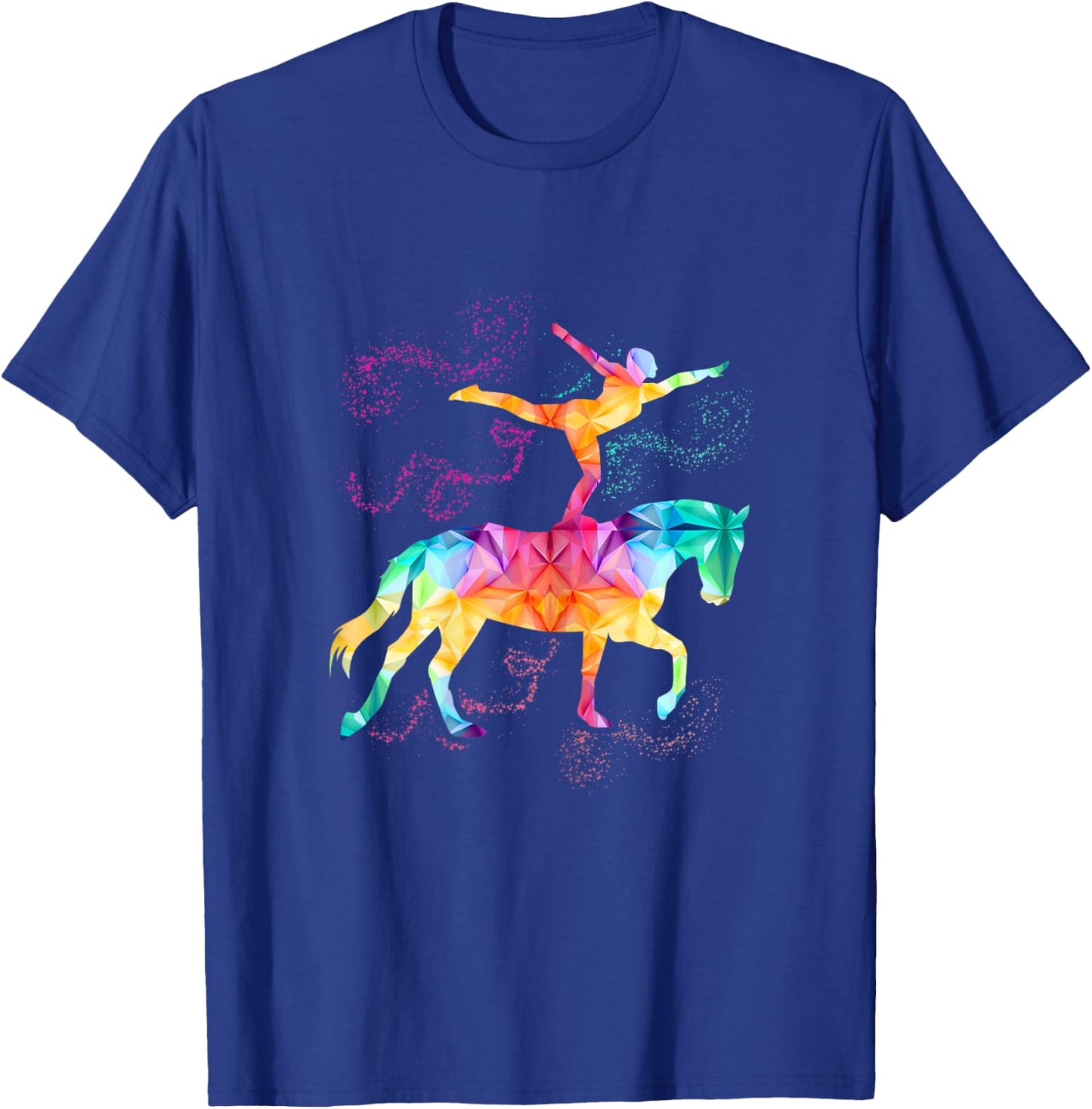 with German Text "Reiterin Reiterhof" [German Language] T-Shirt - T-Shirt | Royal