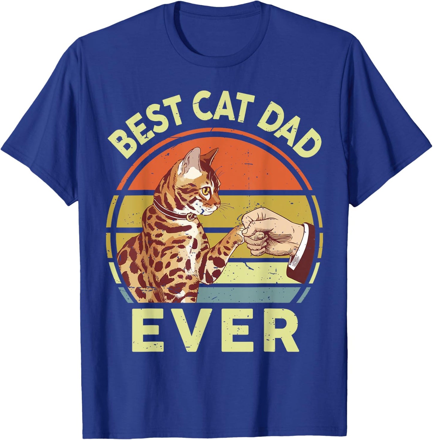 Best Bengal Cat Dad Ever Husband Father Day Gift from Wife T-Shirt - T-Shirt | Royal