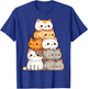 Pile Of Kitty Cats Funny Cute Cat Lover T-Shirt - T-Shirt | Royal