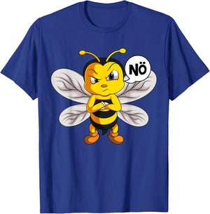 Biene Nö Children's Girls' Bee , black, s T-Shirt - T-Shirt | Royal