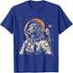 Poodle Labradoodle Astronaut Funny Cute Dog Space Suit T-Shirt - T-Shirt | Royal