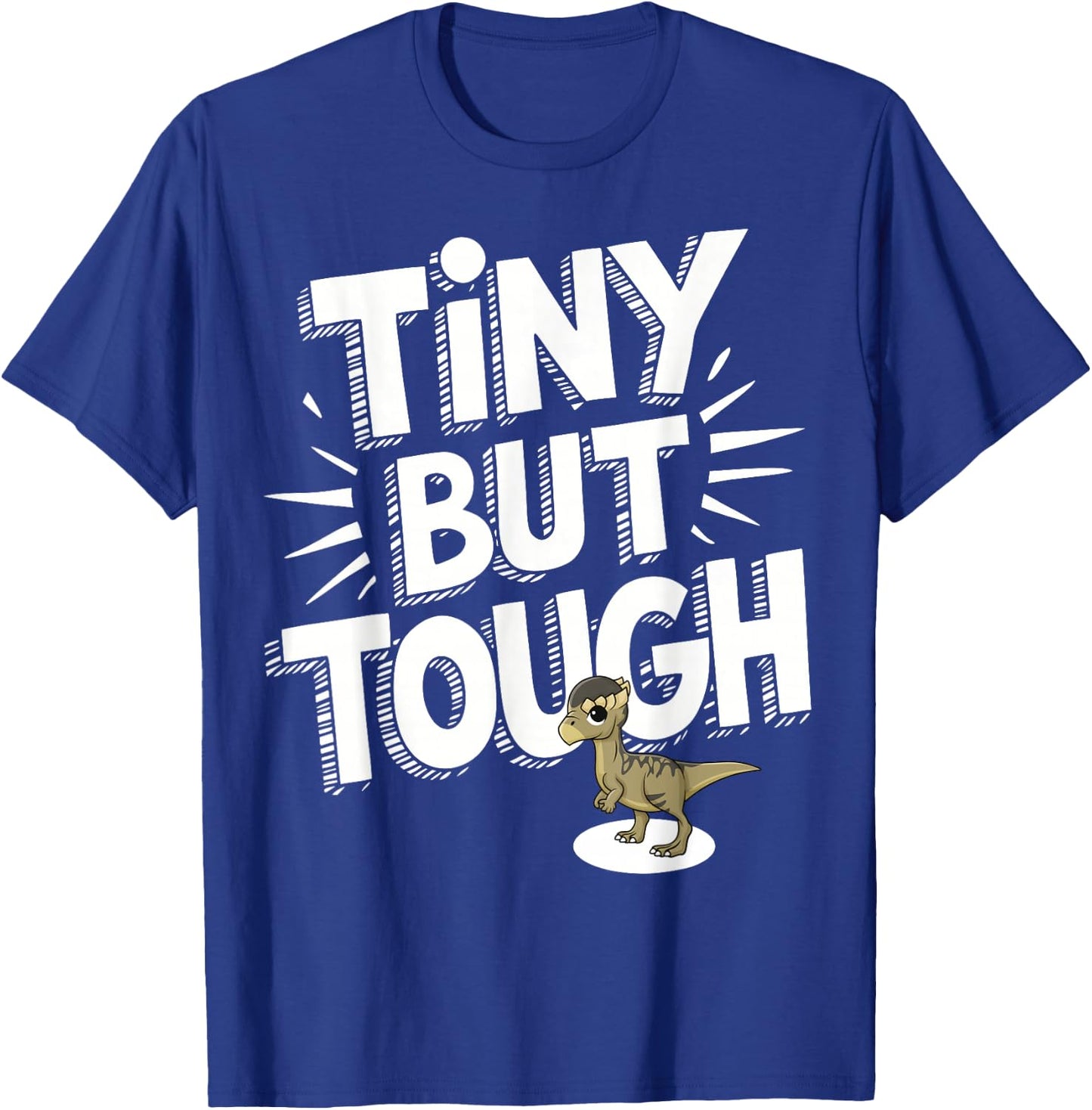 Pachycephalosaurus Tiny Tough Dinosaur T-Shirt - T-Shirt | Royal