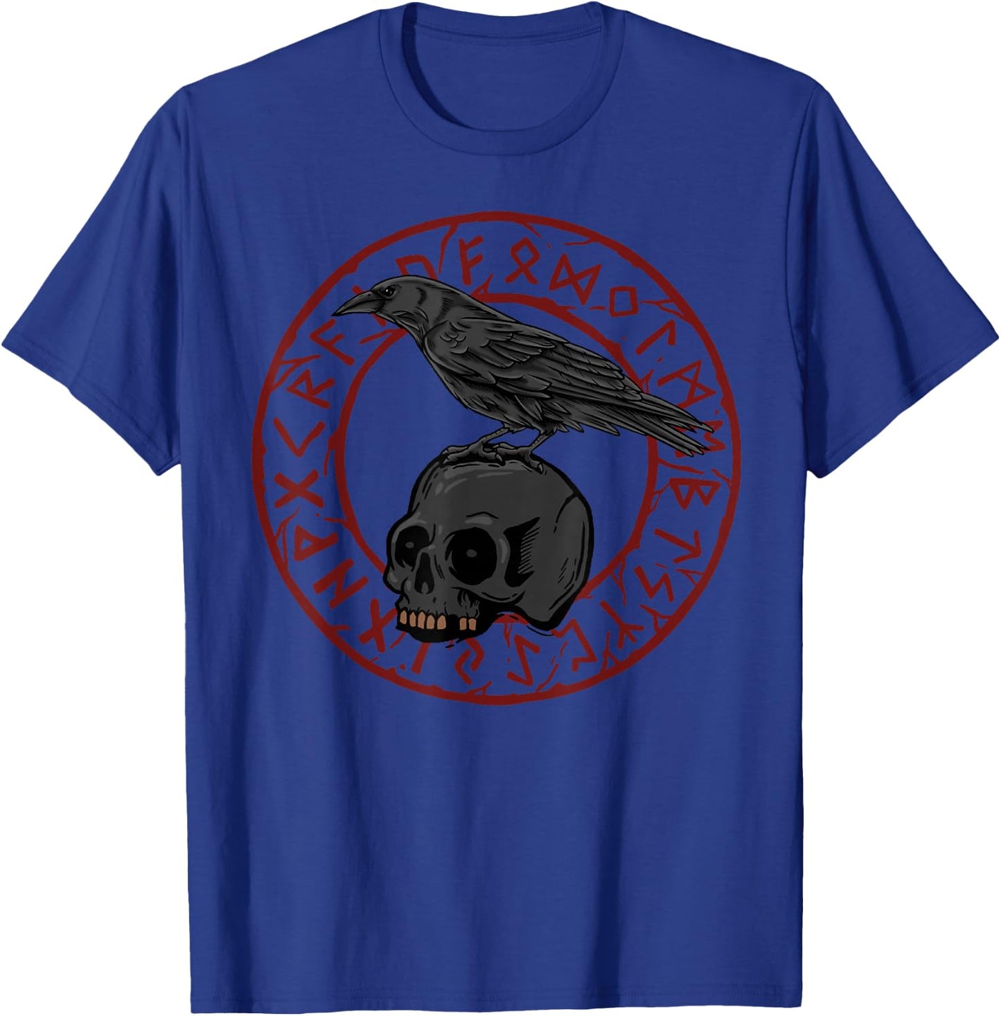 Crows Gothic Nordic Mythology Emo Viking Ravens T-Shirt - T-Shirt | Royal