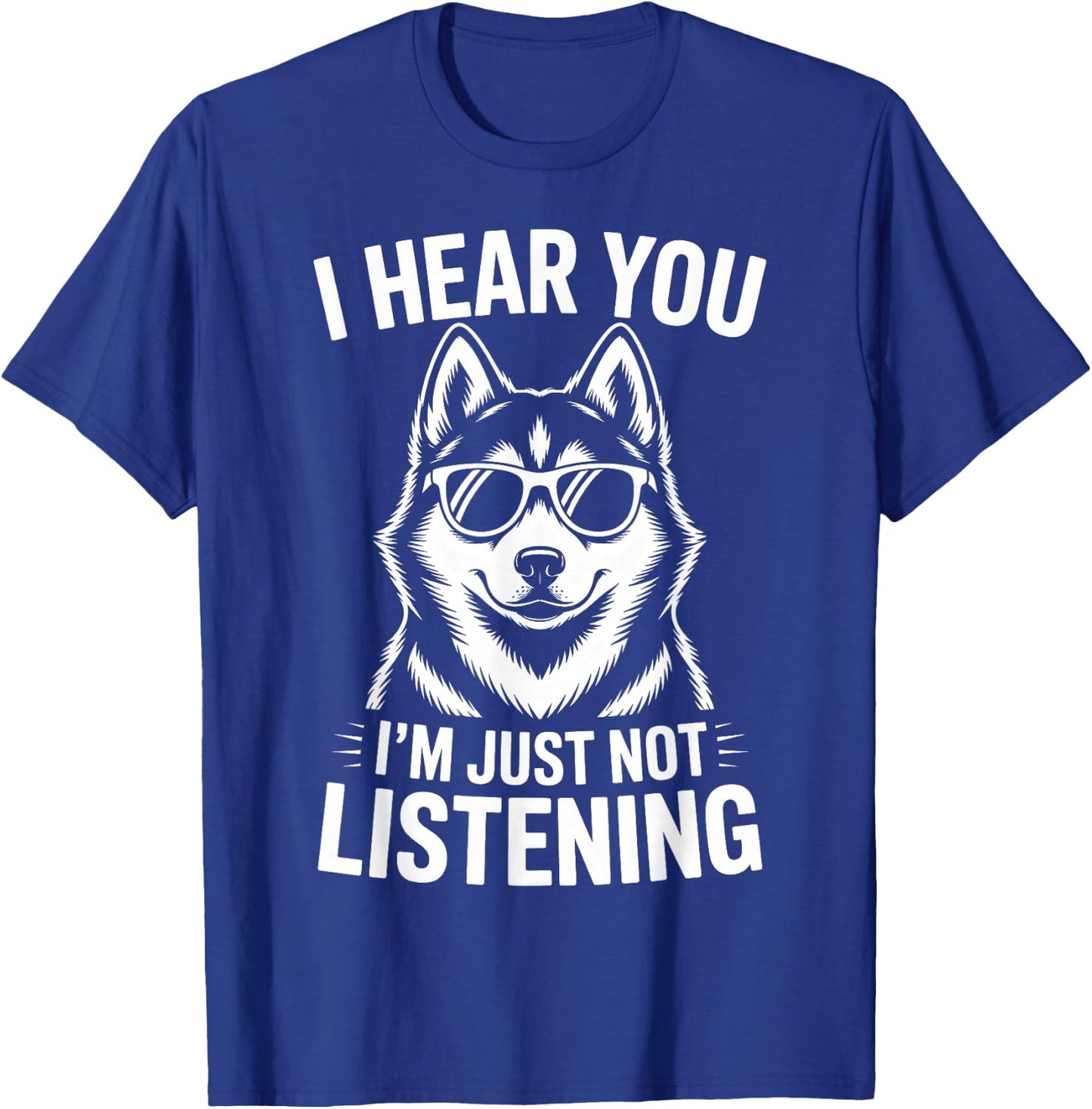 Husky drôle de Sibérie T-Shirt - T-Shirt | Royal