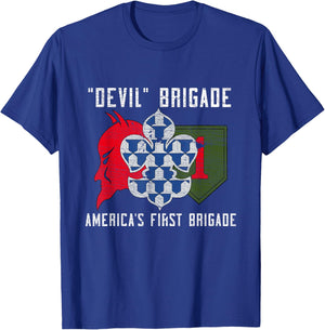 1st Armored Brigade Combat Team 1ABCT 1st Infantry Division T-Shirt - T-Shirt | Royal