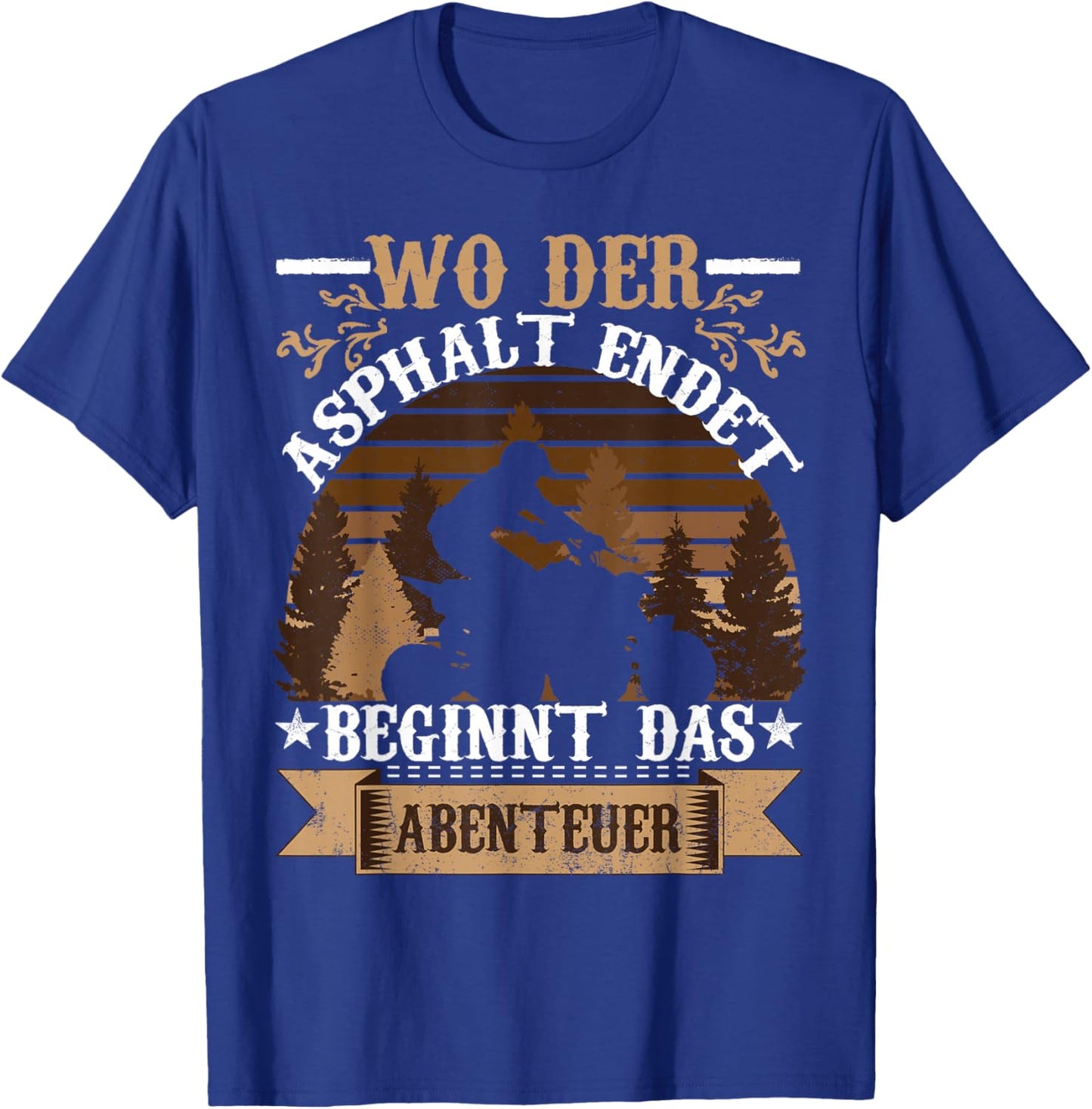 Quad Motorsport Quad Biker , black T-Shirt - T-Shirt | Royal