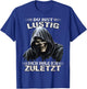 with German Text "Du bist lustig dich hol ich letzt Sarkasmus Reaper", black T-Shirt - T-Shirt | Royal