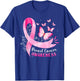 Pink Ribbon In October We Wear Pink Breast Cancer Awareness T-Shirt - T-Shirt | Royal
