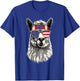 Patriotic Llama - 4th Of July Safari Animal Lover Zoologist T-Shirt - T-Shirt | Royal