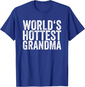 World's Hottest Grandma T-Shirt - T-Shirt | Royal