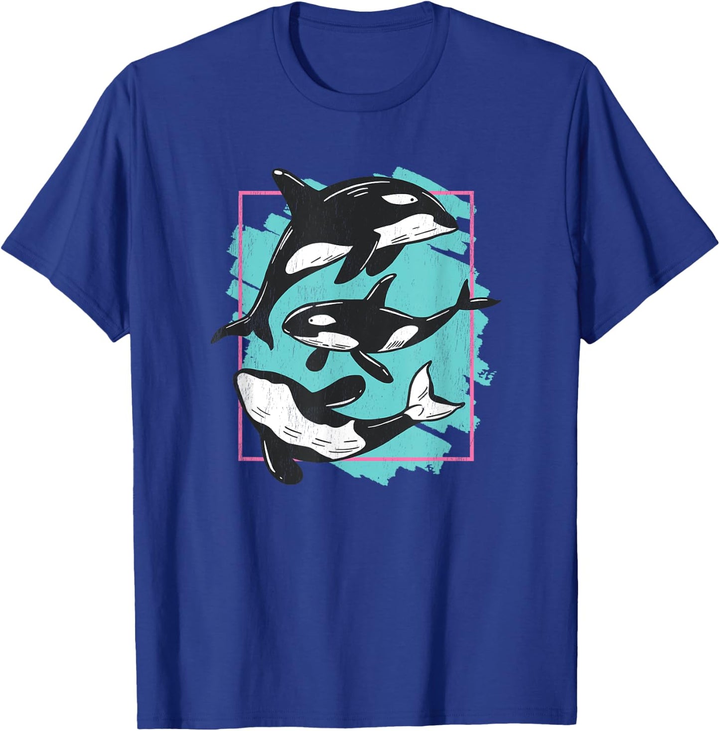 Save The Ocean Orca Whale Sea Life Friends graphic T-Shirt - T-Shirt | Royal