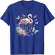 Cute Pink Flamingo Flowers T-Shirt - T-Shirt | Royal