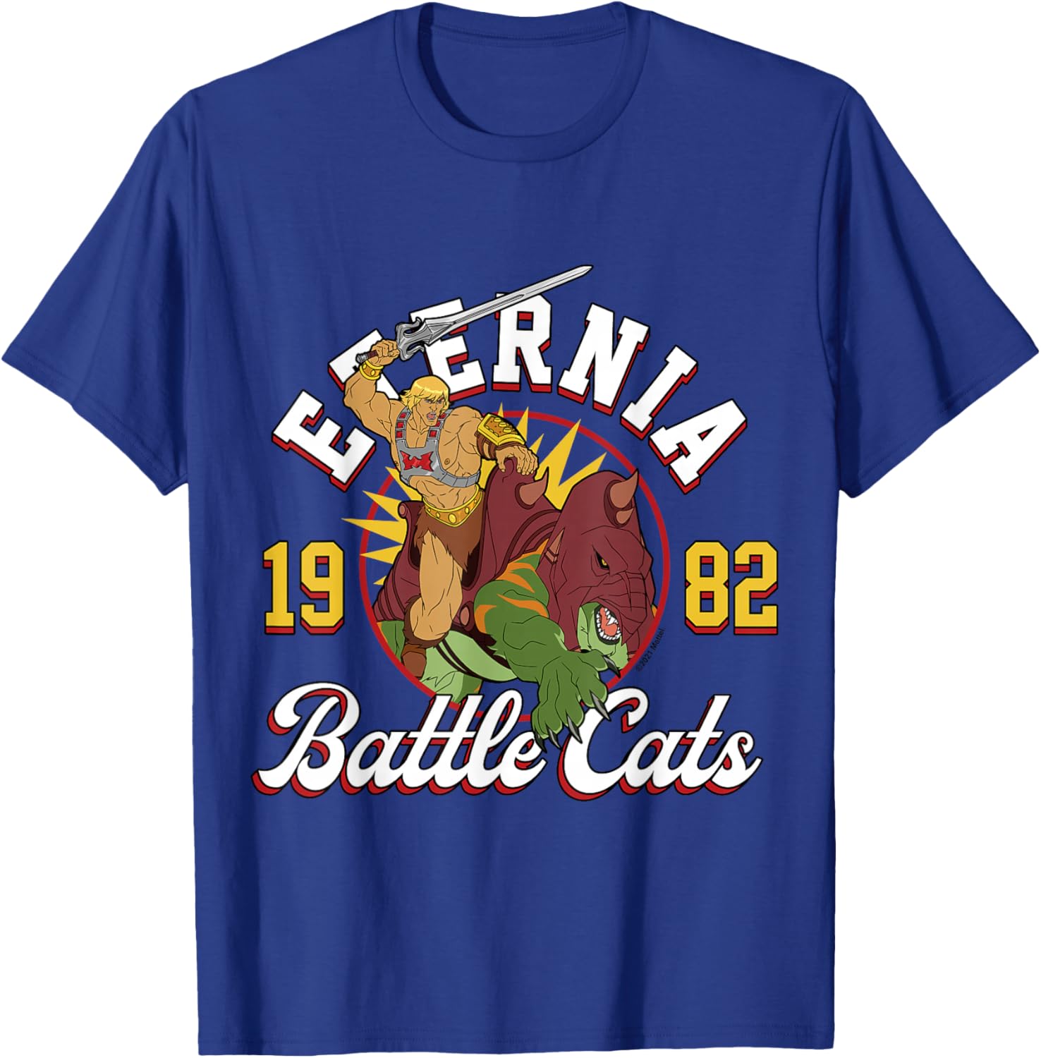The Masters of the Universe - Eternia Battle Cats 1982 , black T-Shirt - T-Shirt | Royal