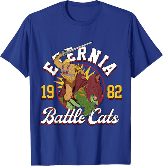 The Masters of the Universe - Eternia Battle Cats 1982 , black T-Shirt - T-Shirt | Royal
