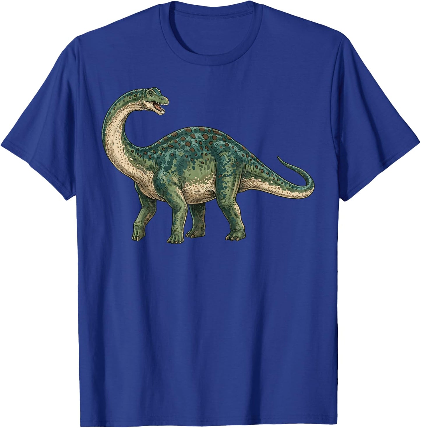Brontosaurus Illustration Apatosaurus T-Shirt - T-Shirt | Royal
