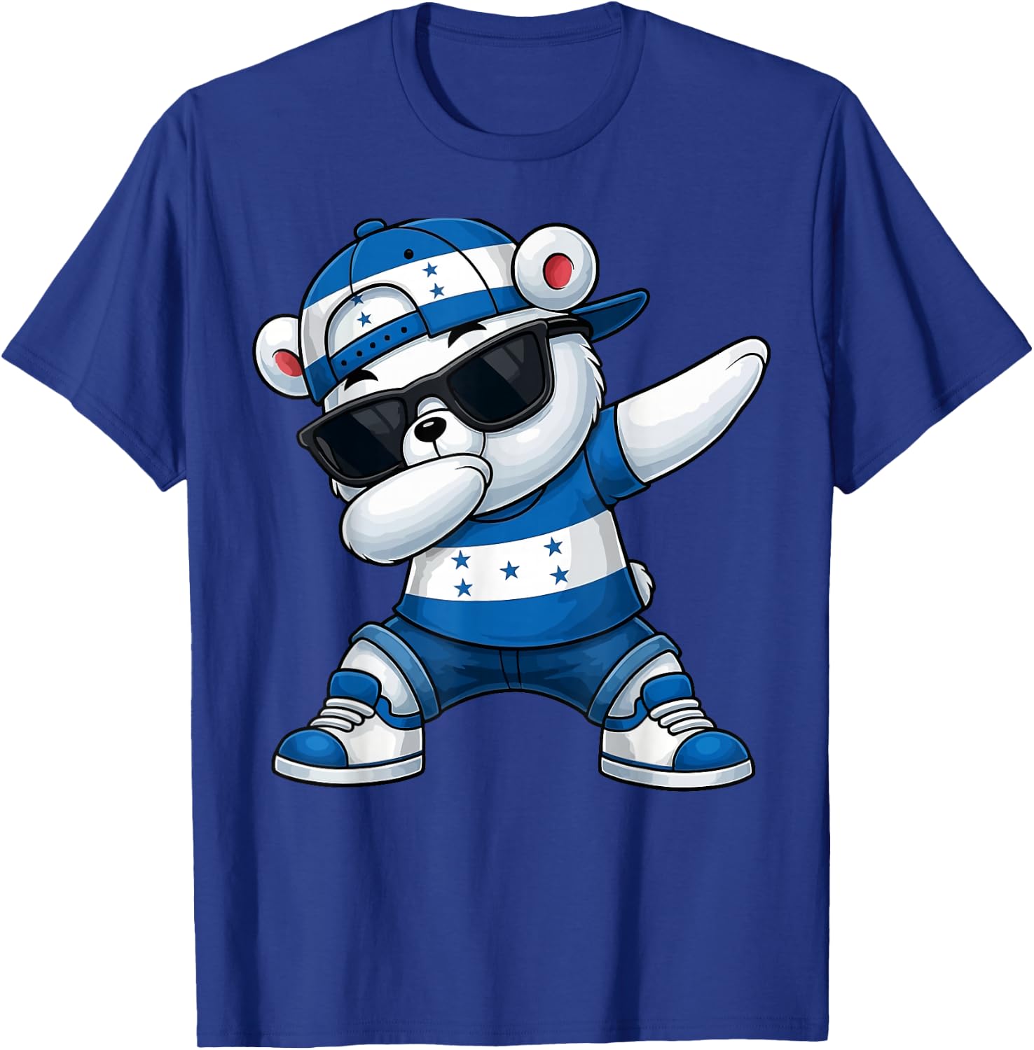 Hispanic Heritage Honduran Flag Honduras 2025 Dabbing Kids T-Shirt - T-Shirt | Royal
