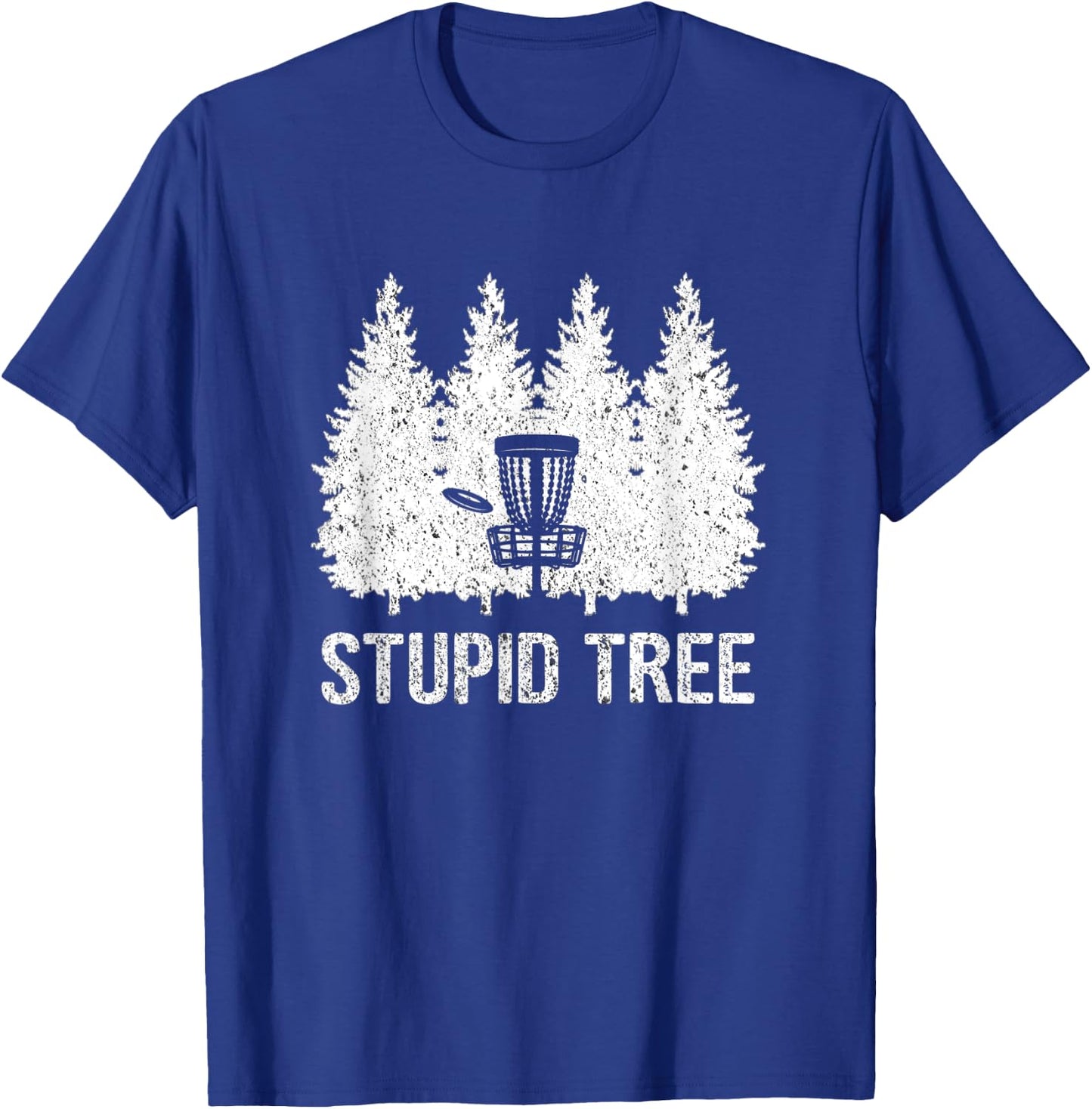 Stupid Tree Disc Golf T-Shirt - T-Shirt | Royal