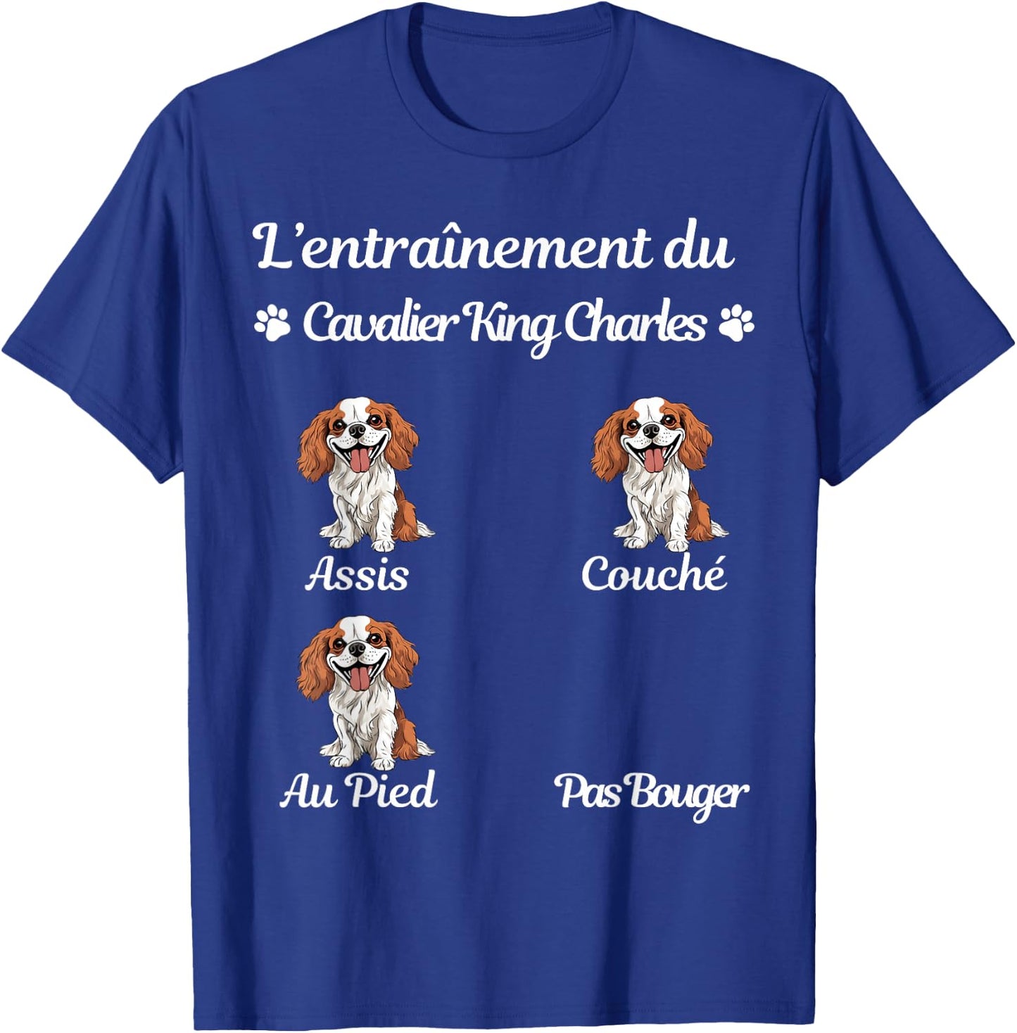 Cavalier King Charles Humour Women's Cavalier King Charles , Black T-Shirt - T-Shirt | Royal