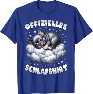 Offizielles Schlafshirt Französische Bulldogge Schlafanzug T-Shirt - T-Shirt | Royal