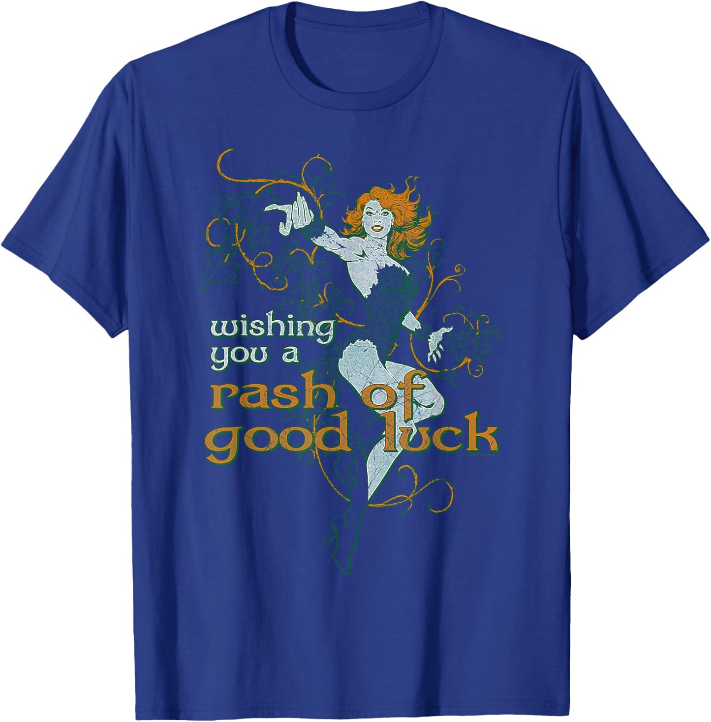 Batman Poison Ivy Rash of Good Luck T-Shirt - T-Shirt | Royal