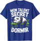 My Talent Secret Sleeping Panda Flemme Nap Gift Humour , Black, S T-Shirt - T-Shirt | Royal