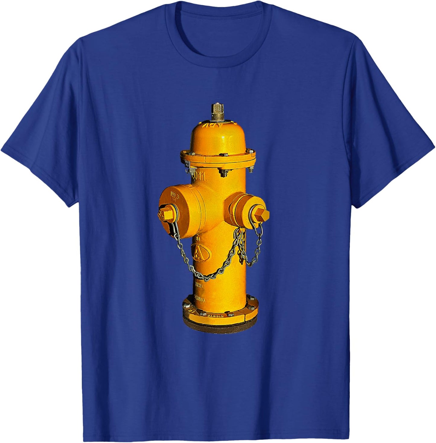 Fire Hydrant Fire Fireman Fighter T-Shirt - T-Shirt | Royal