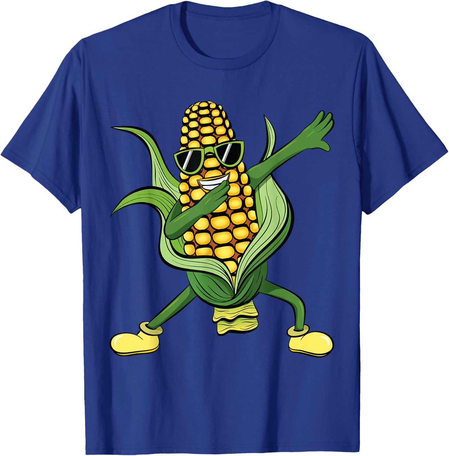 Dabbing Corn Cob | Dancing Corn Farm Farmer Gift T-Shirt - T-Shirt | Royal