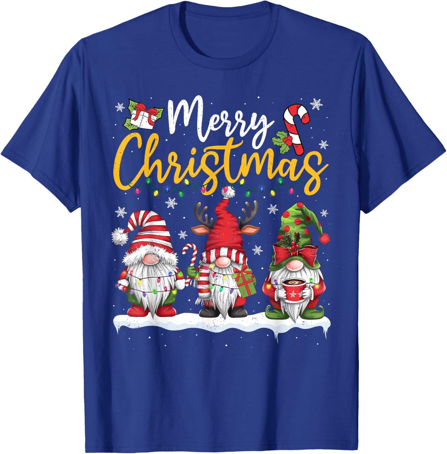 Christmas Gnomes for Christmas Lovers, Family, Men, Women, Kids T-Shirt - T-Shirt | Royal