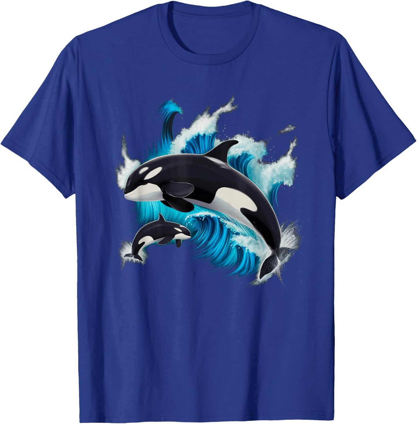 Beautiful Kids Whale Orca T-Shirt - T-Shirt | Royal